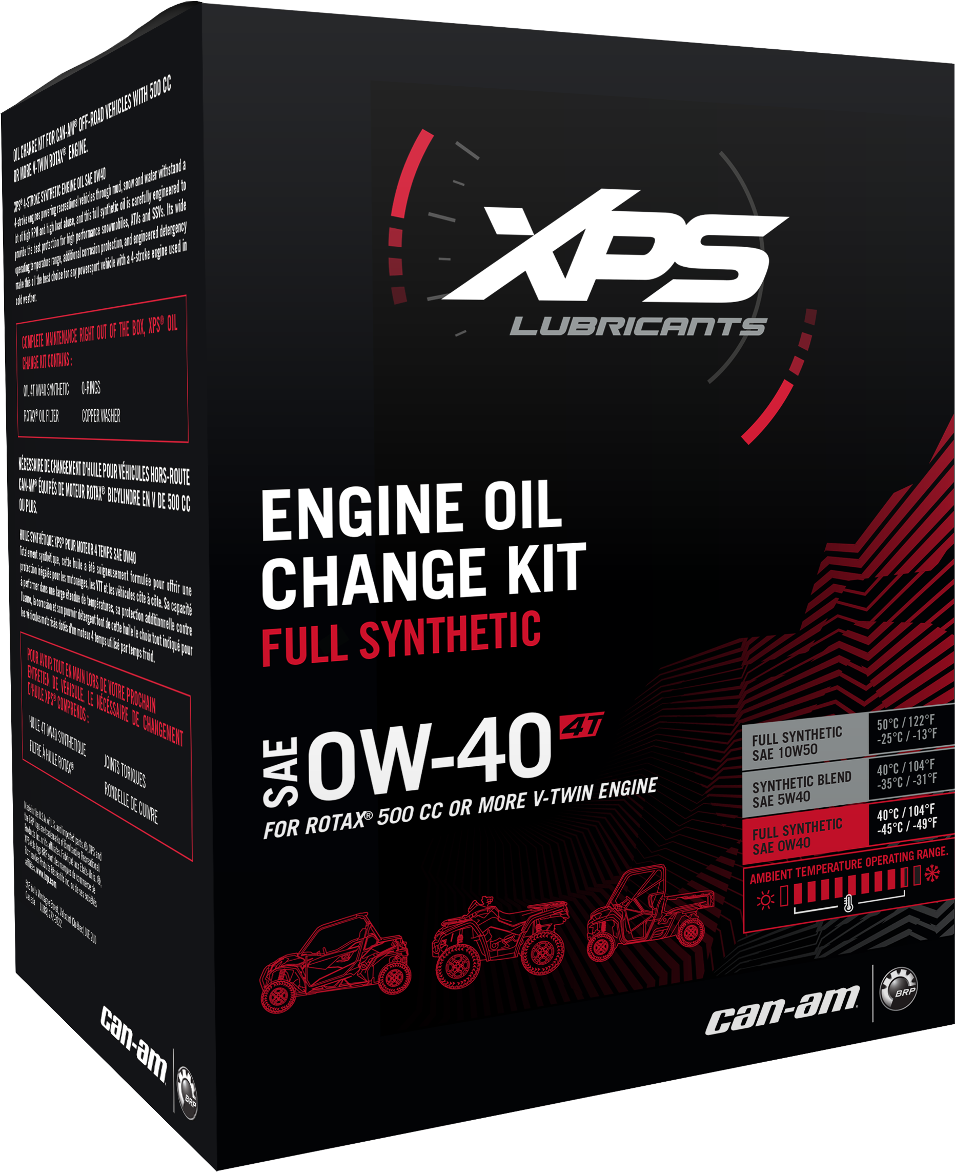 X P S Engine Oil Change Kit Full Synthetic O W40