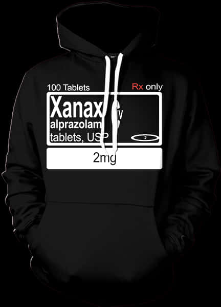 Xanax Black Drug Hoodie - Pewdiepie Context Matters Hoodie, HD Png Download PNG image with a transparent background, free high-resolution download