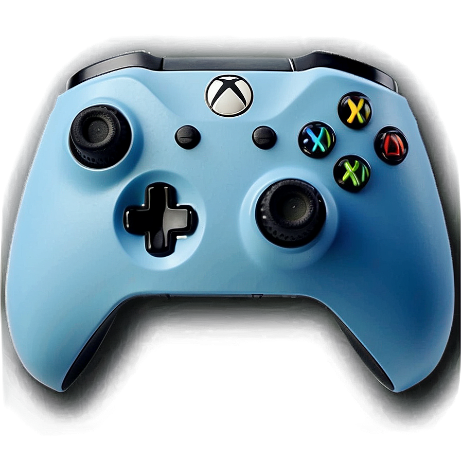 Xbox Controller Blue Fade PNG 10 PNG with transparent background