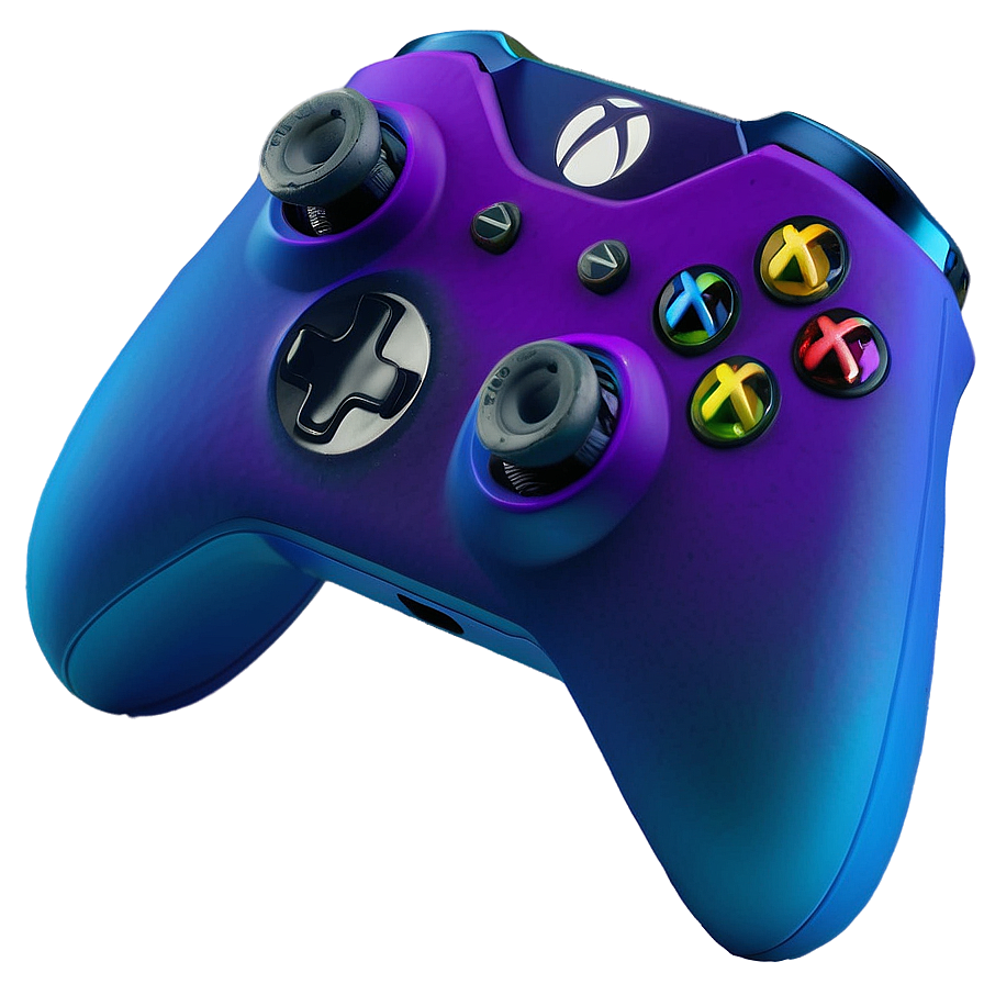 Xbox Controller Blue Fade PNG tqk PNG with transparent background