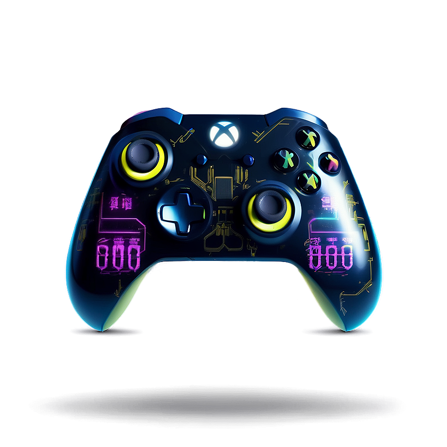 Xbox Controller Cyberpunk Edition Png Uhy