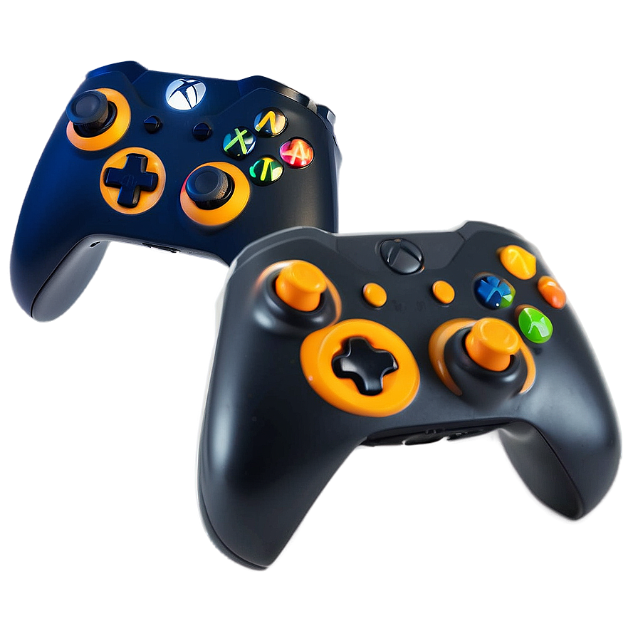 Xbox Controller Sunset Orange Png 05252024