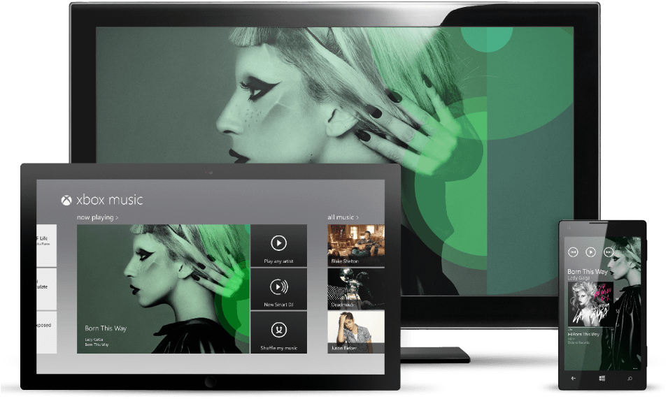 Xbox Music Player Devices