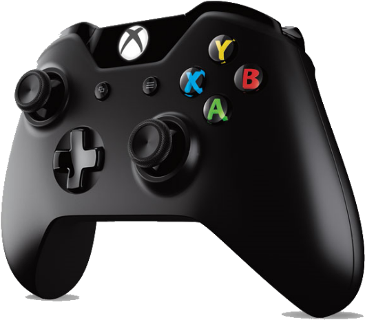 Xbox One Controller Xbox 360 Controller Black Game - Xbox One Gamepad Controller, HD Png Download PNG with transparent background