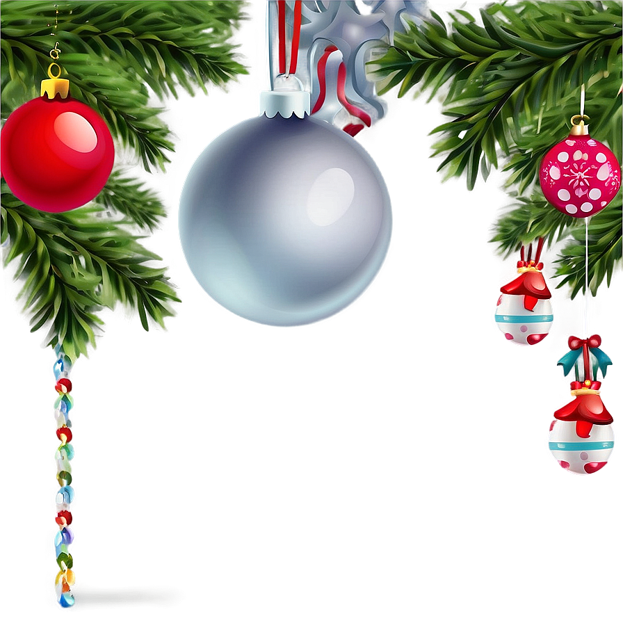 Xmas Tree Decorations PNG 05252024 PNG with transparent background