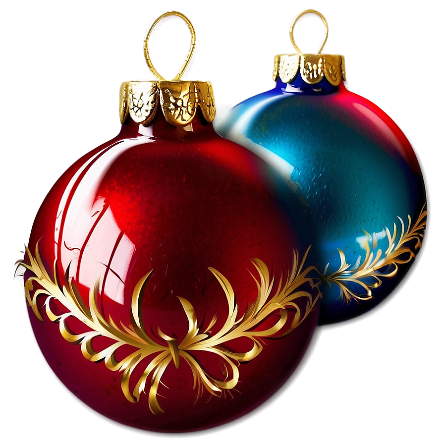 Xmas Tree Ornaments Png 19