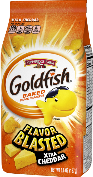 Xtra Cheddar Crackers - Pepperidge Farm Goldfish, HD Png Download PNG with transparent background