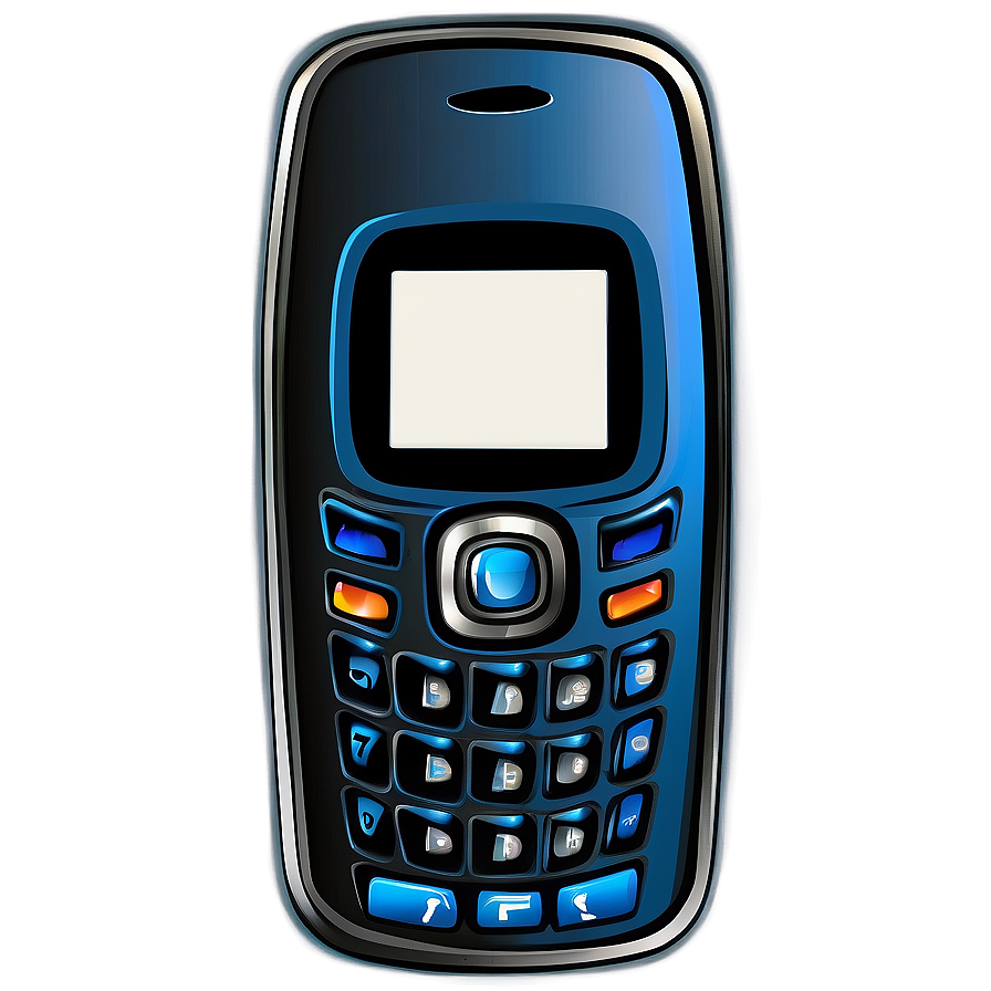 Y2k Mobile Phone Vector Png 66