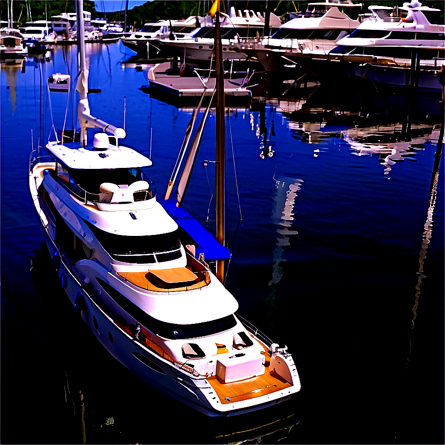 Yacht Docked At Marina Png 71