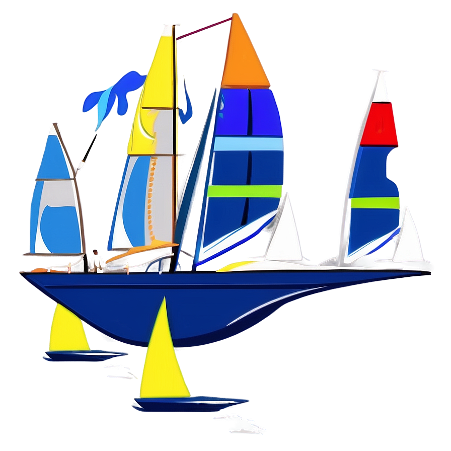 Yacht Racing Finish Line Png Qql32