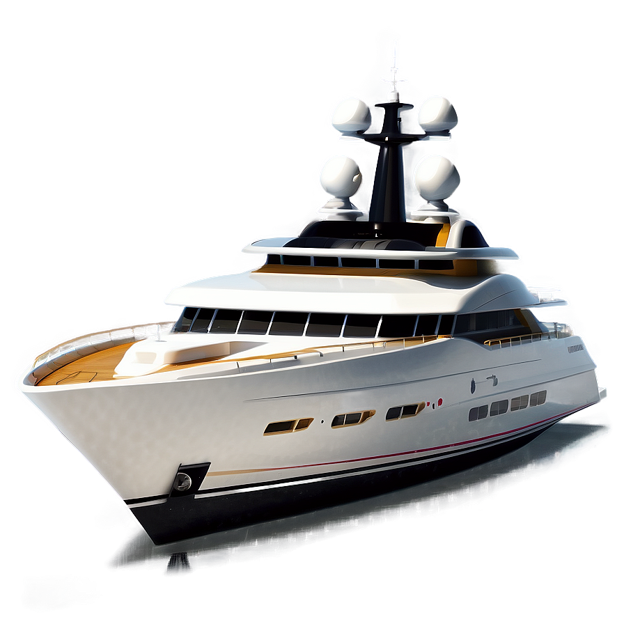 Yacht With Helipad Png 05242024