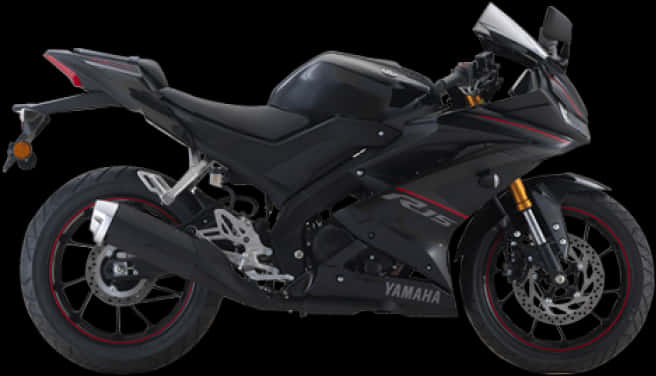 Yamaha R15 Black Sportbike