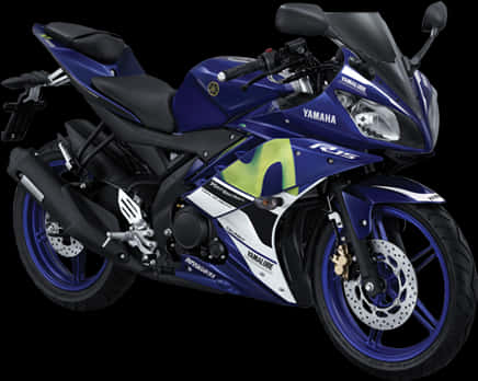 Yamaha R15 Blue Sportbike