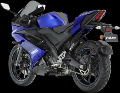 Yamaha R15 Blue Sportbike