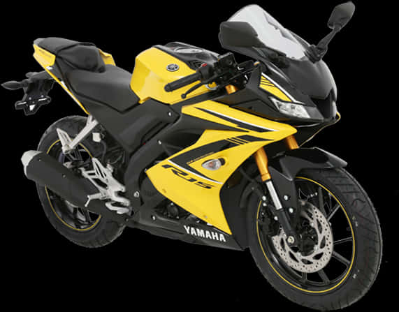 Yamaha R15 Yellow Sportbike