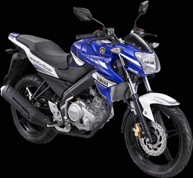 Yamaha Sport Motorcycle Blue