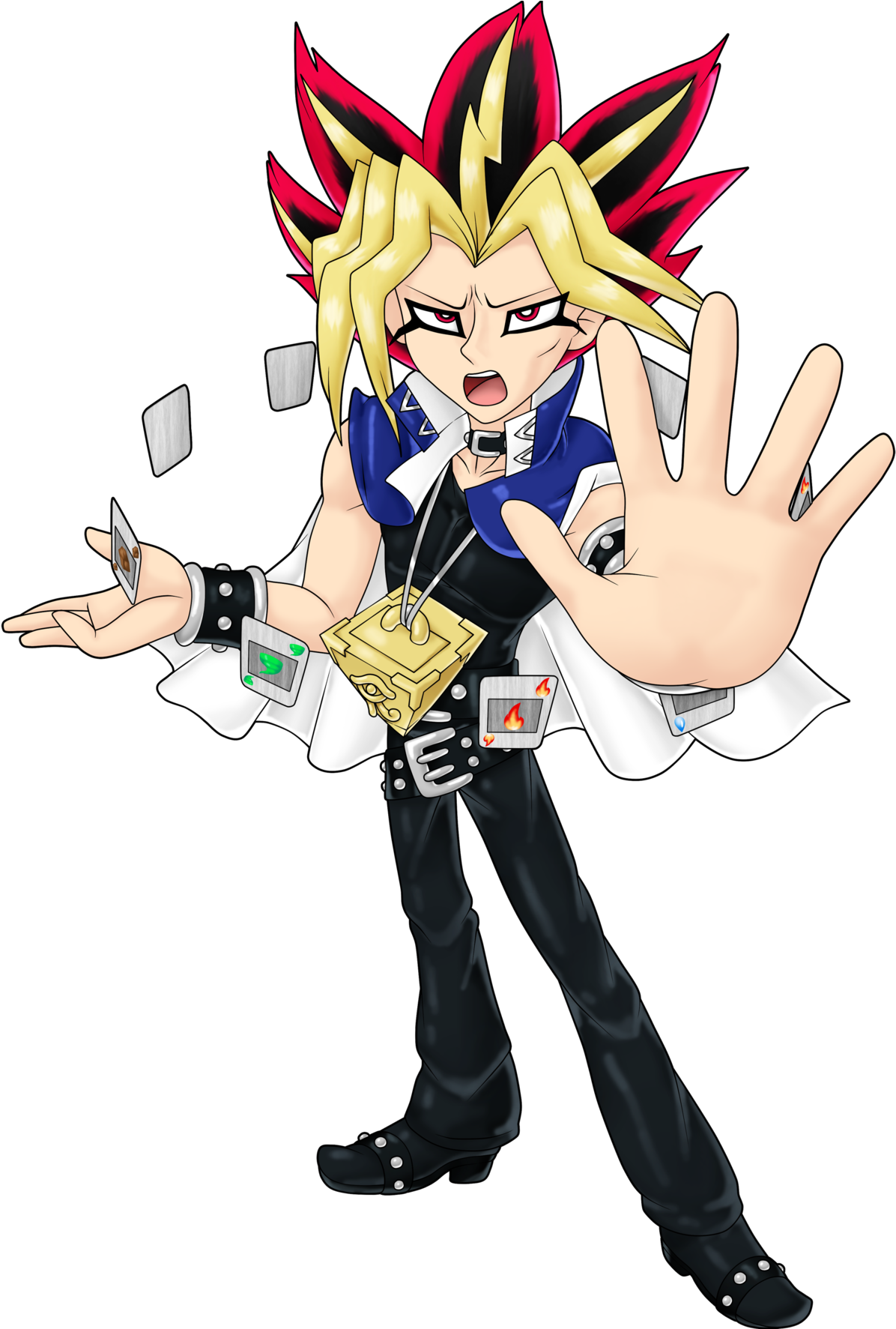 Yami Yugi Duel Stance