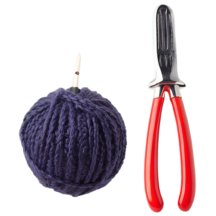 Yarn Ball And Crochet Hook Png 06212024