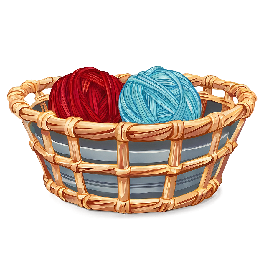 Yarn Ball In Basket Png 69