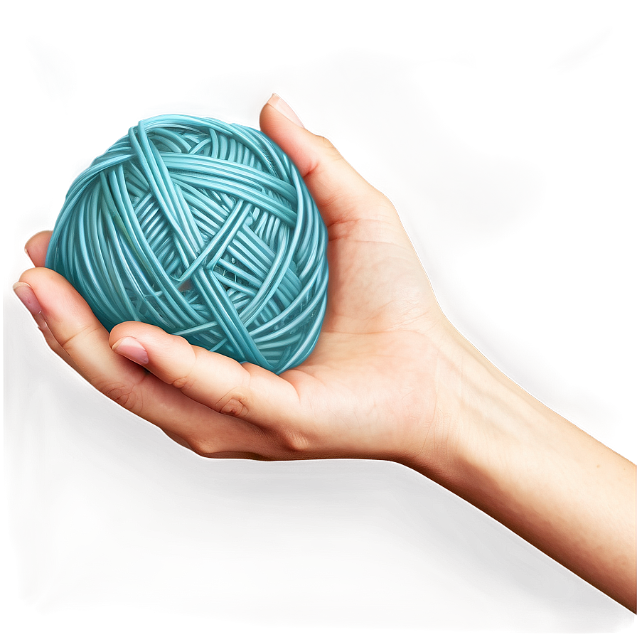 Yarn Ball In Hand Png Uoo