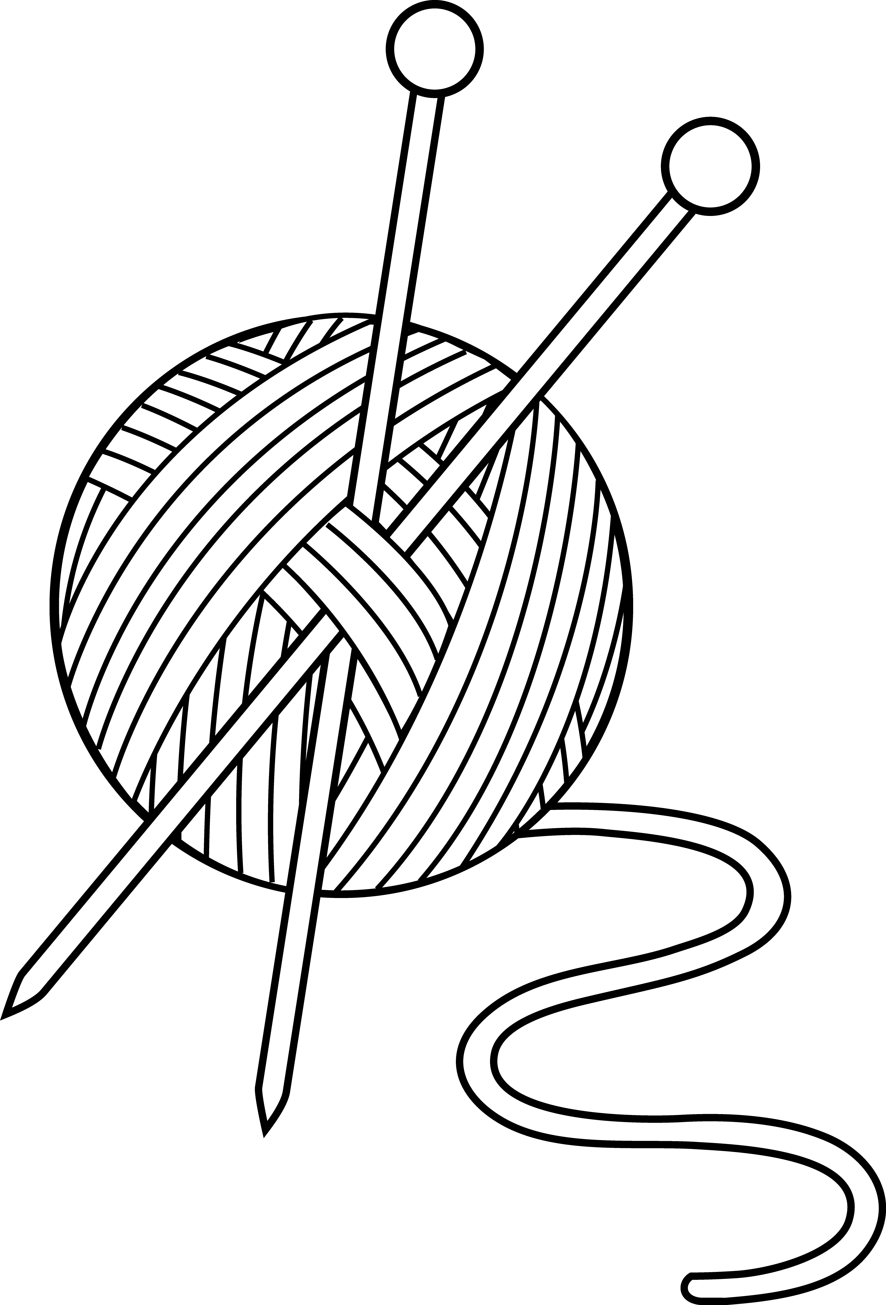 Transparent Yarn Ball Png - Wool Black And White, Png Download PNG with transparent background