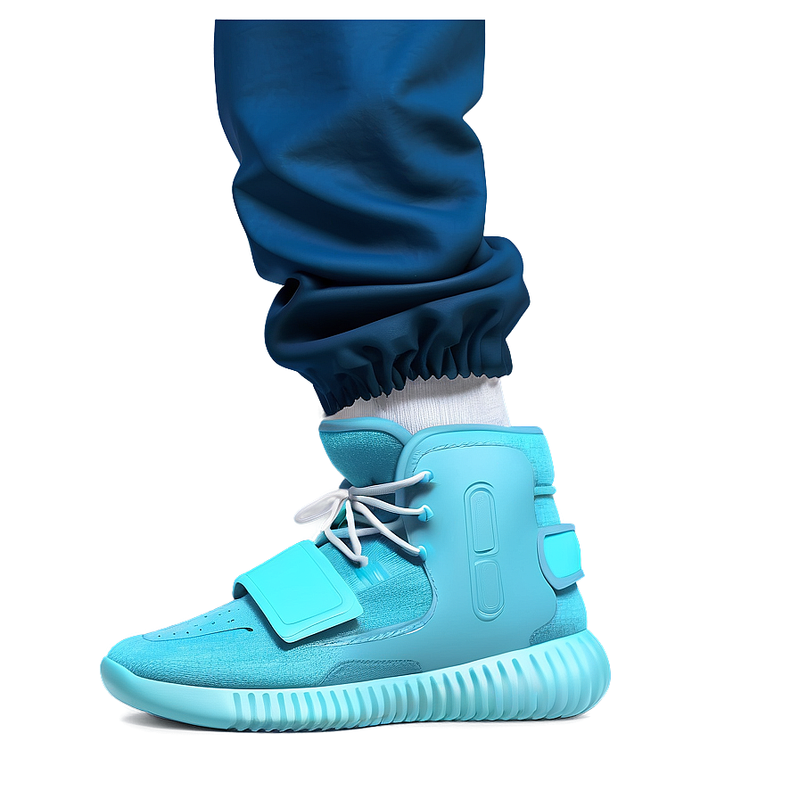 Yeezy Azure Blue Shoes Png Fvv18