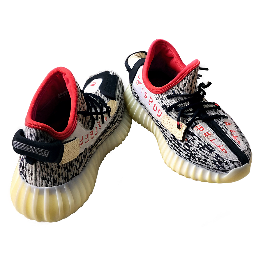 Yeezy Bred Sneakers Png 06252024