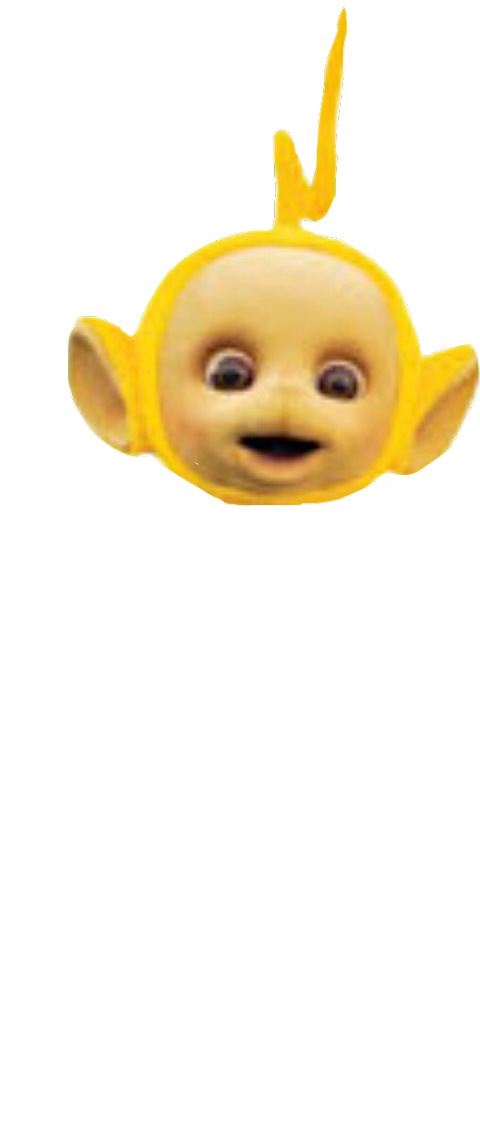 Yellow Animated Character Floating