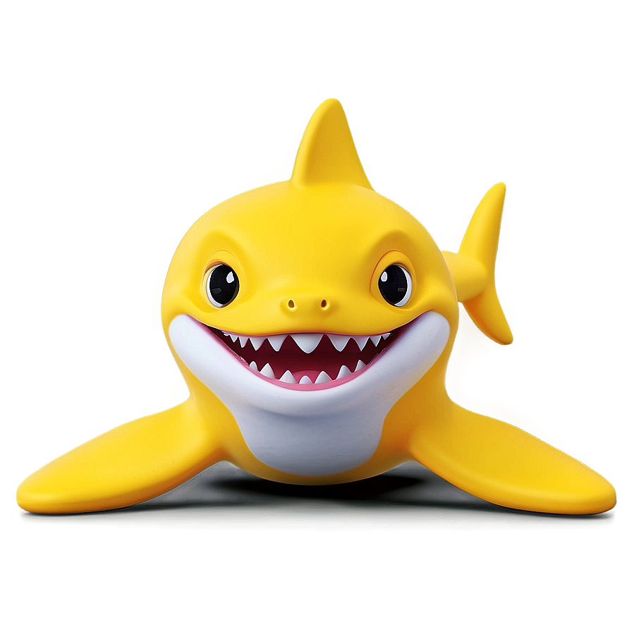 Yellow Baby Shark With Smile Png Uyt81