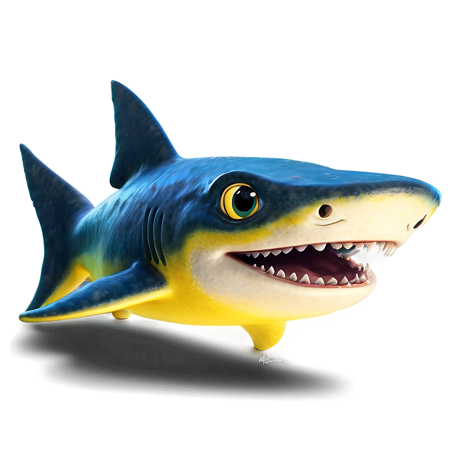 Yellow Baby Shark With Smile Png Ypl73