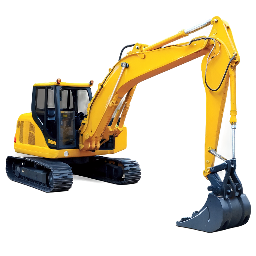 Yellow Backhoe Construction Png 06272024