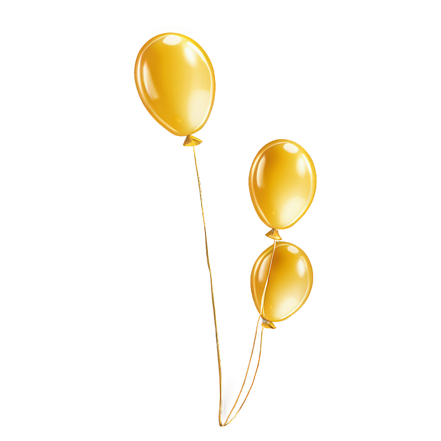 Yellow Balloon Png 67