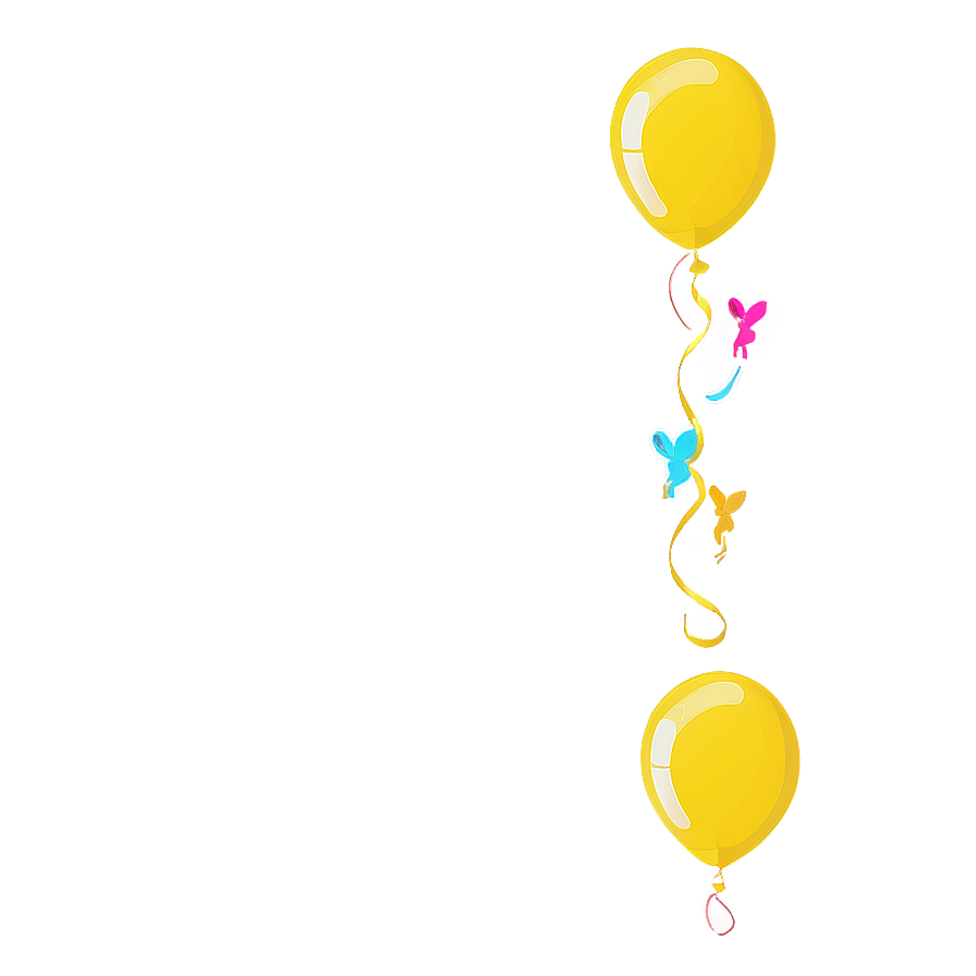 Yellow Balloon Png Owv54