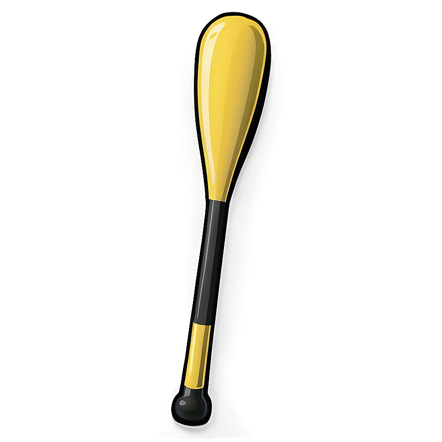 Yellow Baseball Bat PNG 05242024 PNG image with a transparent background, free high-resolution download
