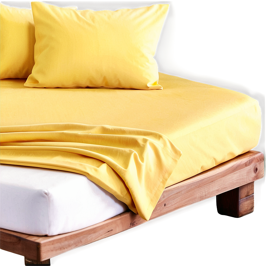 Yellow Bed Sheets Png 30