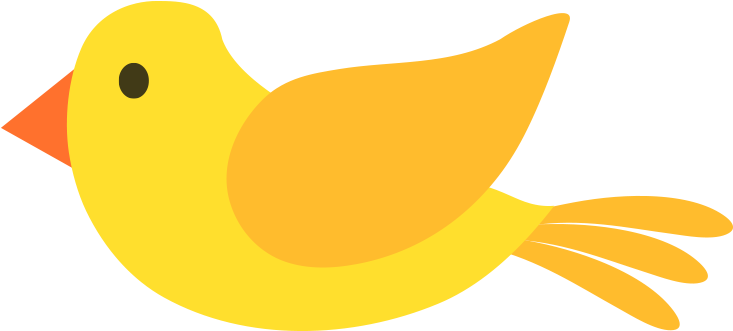 Yellow Bird Illustration