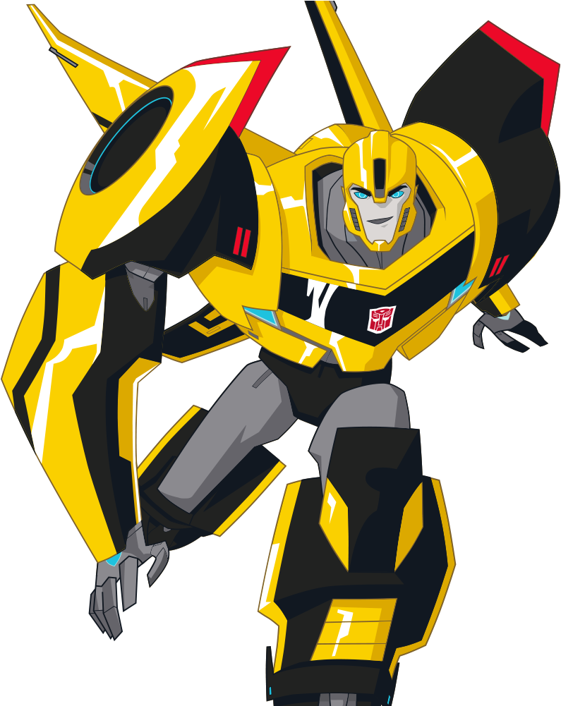 Yellow Black Autobot Illustration