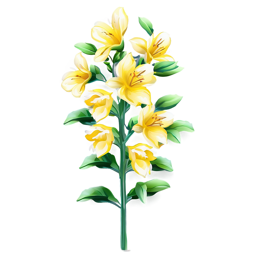 Yellow Blooms Png Roo