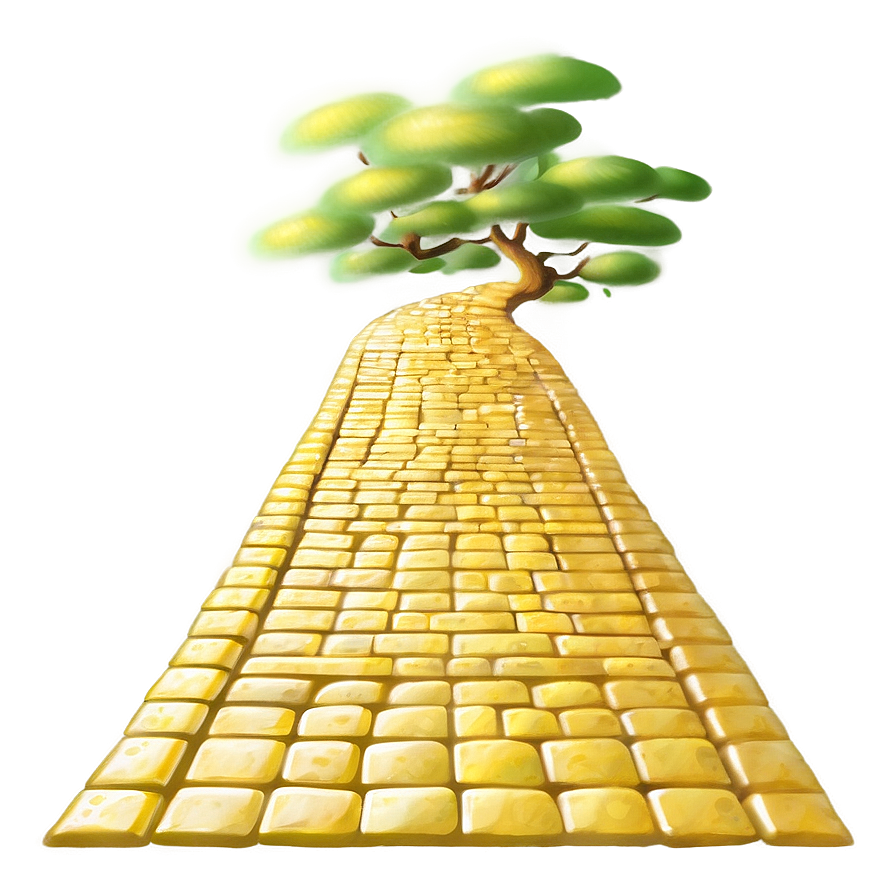 Yellow Brick Road At Dawn Png Gru13