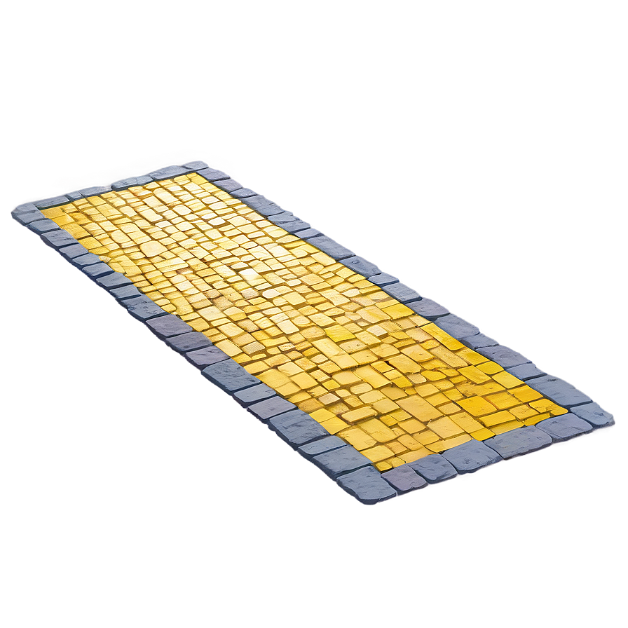 Yellow Brick Road At Dawn Png Ovi Image