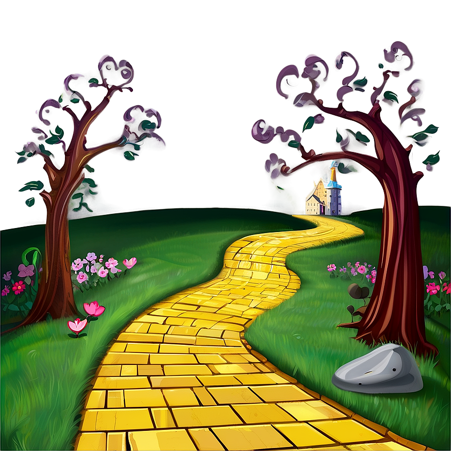 Yellow Brick Road Clipart Png Pto79 Image