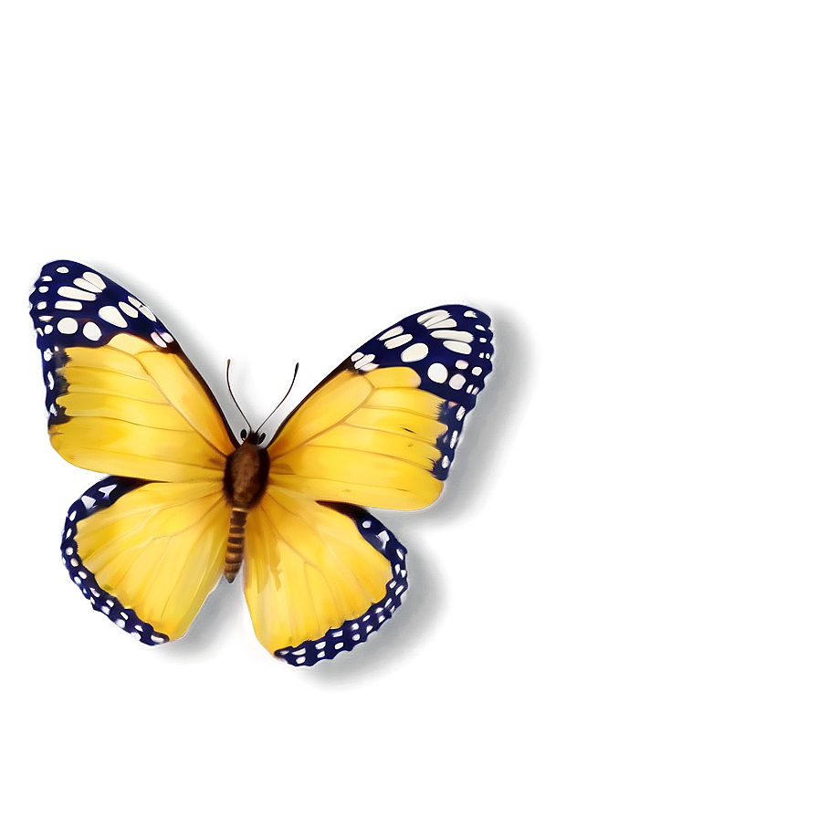 Yellow Butterfly Transparent Clipart Png 65