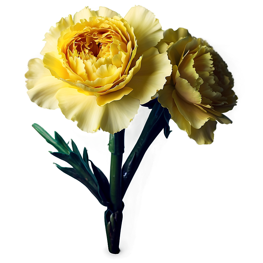 Yellow Carnation Arrangement Png 44