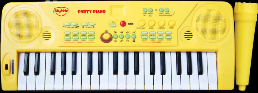 Yellow Childrens Electronic Keyboard