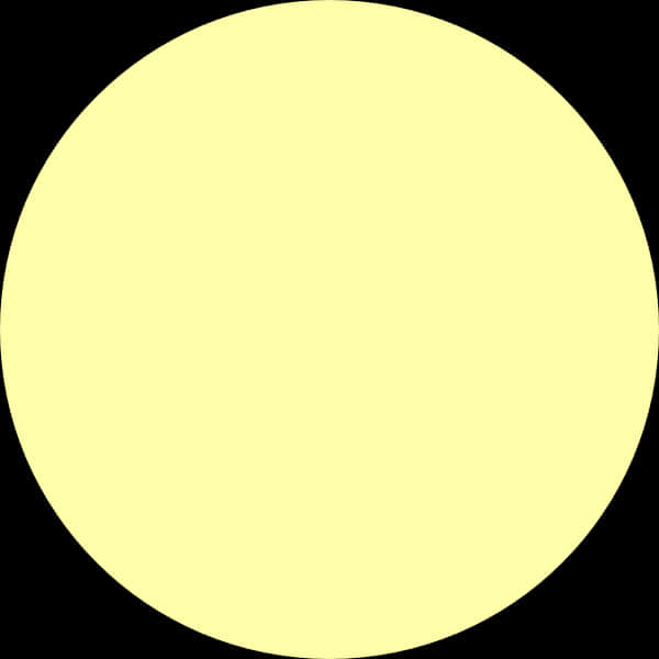 Yellow Circle Black Background