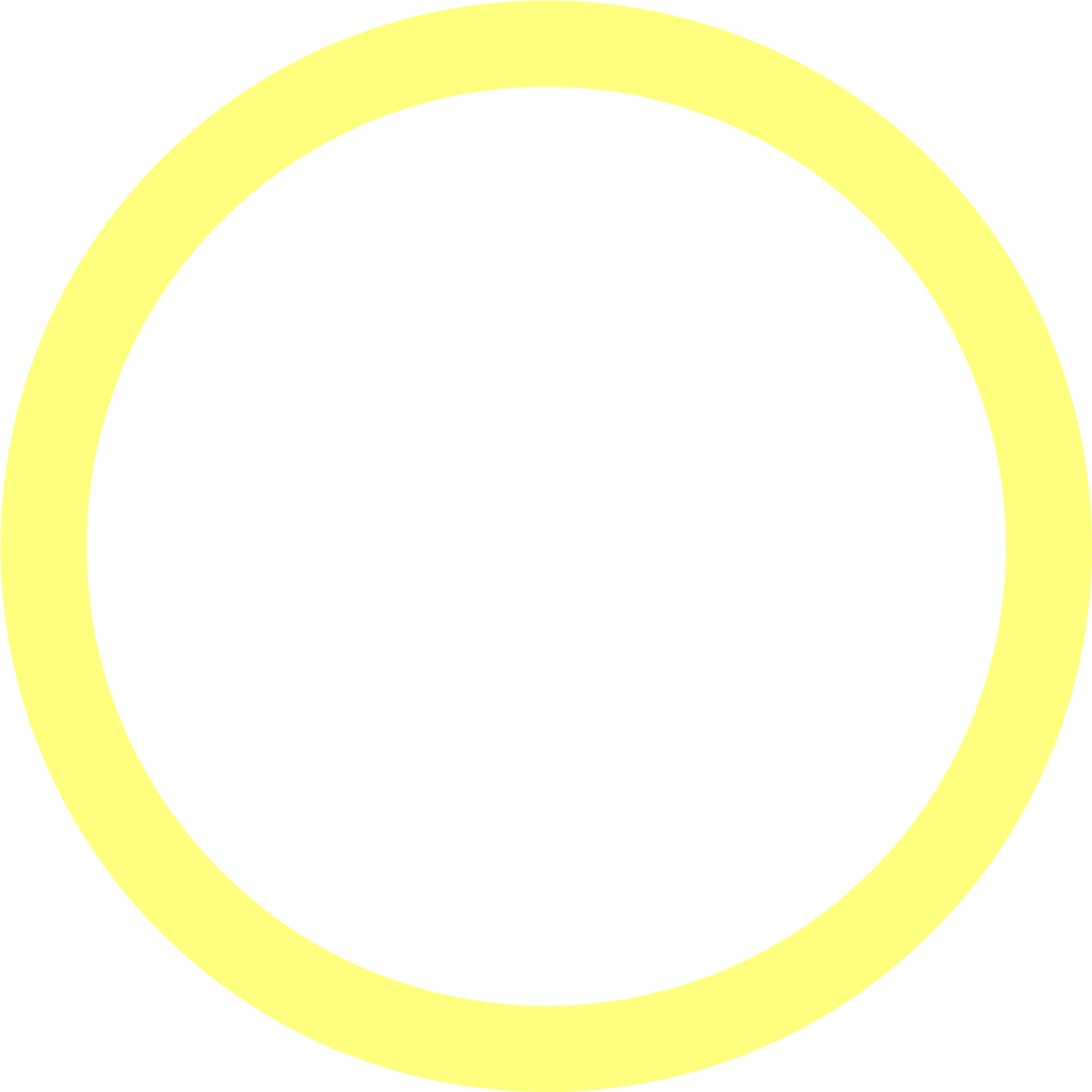 Cercle Jaune 100% - Yellow Circle Outline Png, Transparent Png PNG with transparent background