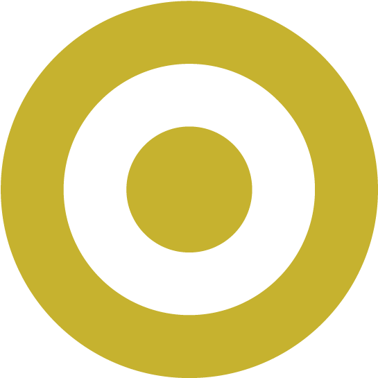 Yellow Concentric Circles Graphic