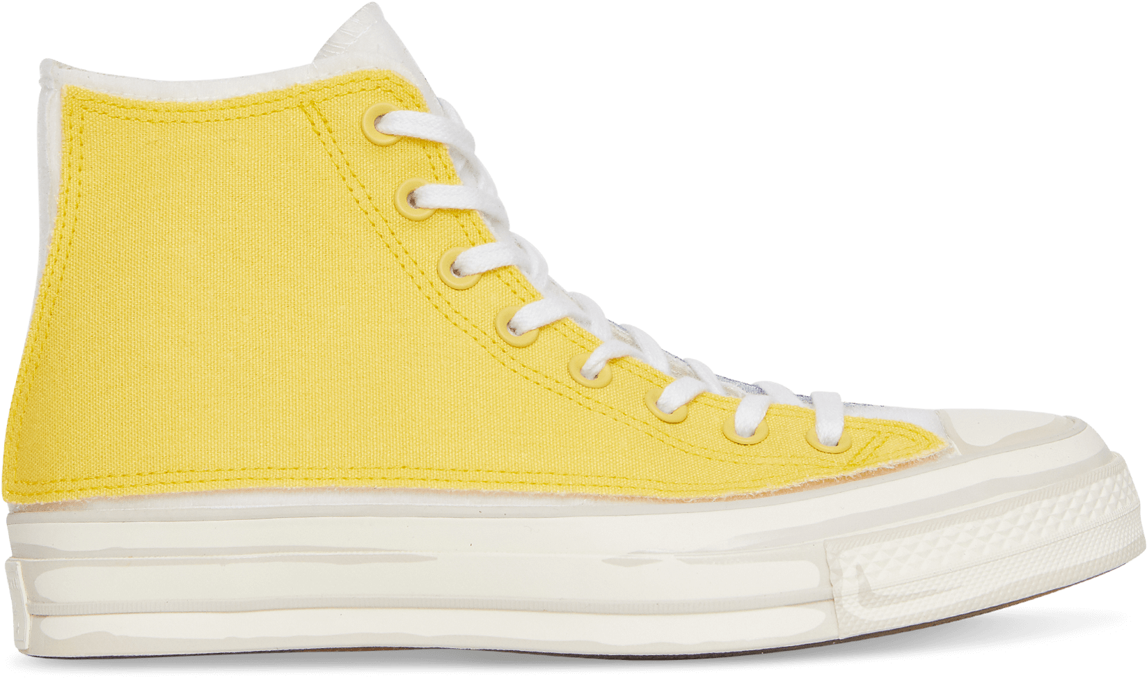 Yellow Converse Platform Sneakers