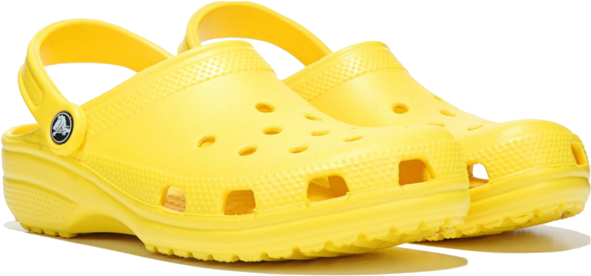 Yellow Crocs Classic Clogs