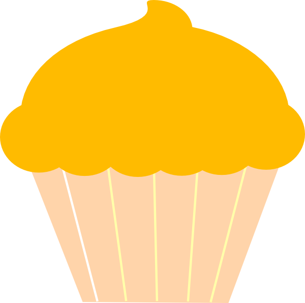 Cupcake Clip Art - Yellow Clipart Cupcakes Transparent Background, HD Png Download PNG with transparent background